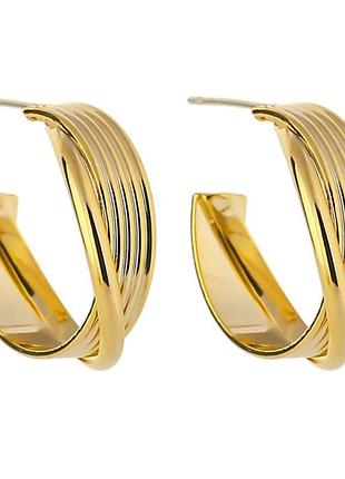 Серьги кольца матовое ♥️ серьги колечки конго трендовые серьги