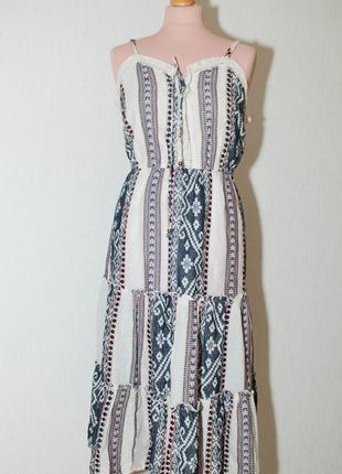 Сарафан платье бохо в этно стиле в фольклорном стиле  фольк6 фото