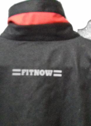 Куртка-ветровка fitnow super windstopper велосипедная, беговая.7 фото