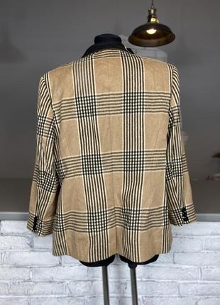 Кашеміровий піджак basler з шкірою кашемировый бежевый пиджак с кожаными вставками6 фото