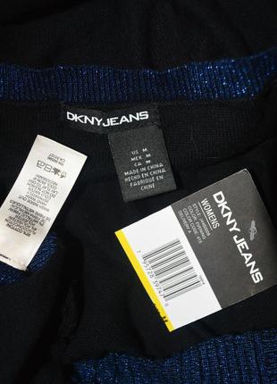 Легкий светр "dkny jeans" виріз човник m8 фото