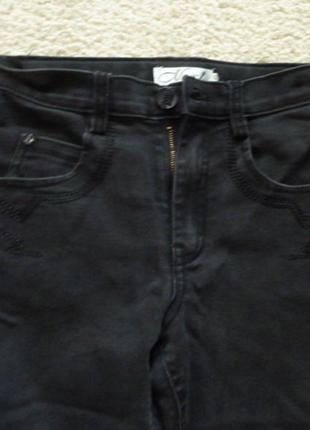 Черные брюки, джинсы некст на 8-10 лет6 фото