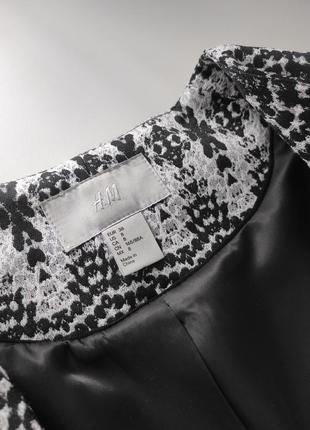 Костюм h&m двійка (спідниця, піджак) з принтом5 фото