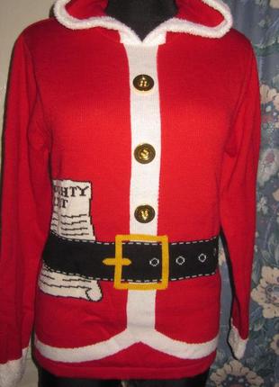 Свитер новогодний .разм xs