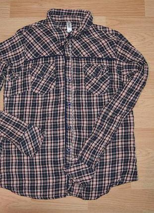 Тепла сорочка в клітку