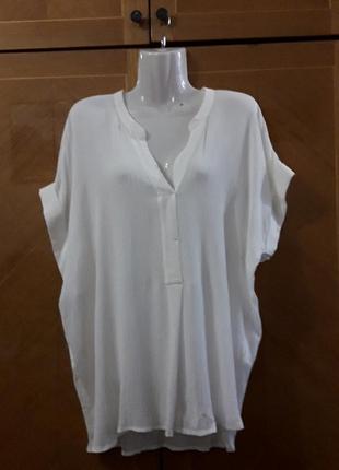 H & m вискозная  новая  стильная блуза  р.16