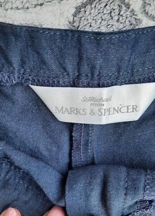 Льняные бриджи marks & spencer3 фото