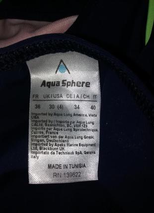 Купальник спортивный aqua sphere женский для бассейна отдыха3 фото