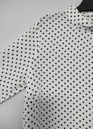 Блуза h&m  36p. в горошек7 фото