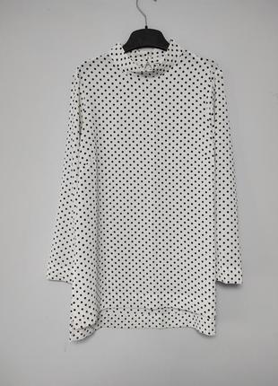 Блуза h&m  36p. в горошек2 фото