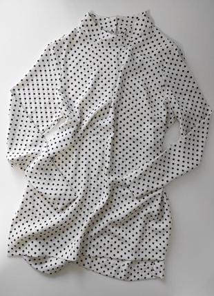 Блуза h&m  36p. в горошек9 фото