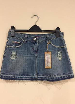 Новая джинсовая мини юбка “miss posh jeans”