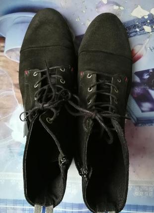 Мужские черные замшевые ботинки bianco3 фото