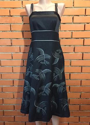 Льняний сарафан, плаття monsoon 50 р.