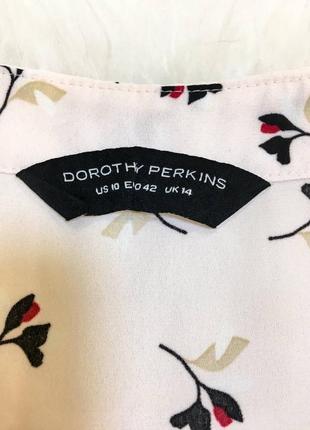 Легкая блузав/блузка в цветочный принт xl dorothy perkins4 фото