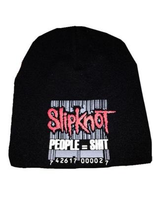 Шапка с рок группой slipknot мерч металл панк1 фото