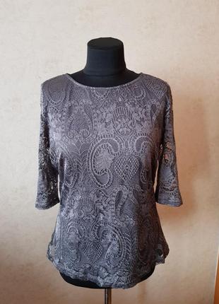 Дуже красива блуза з гіпюру! англійська бренд wallis!