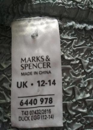 Блузка из жатой ткани marks & spenser5 фото