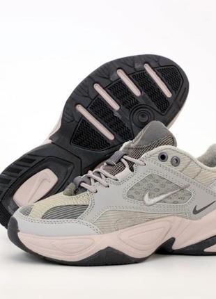 Кроссовки женские nike m2 tekno grey/rose