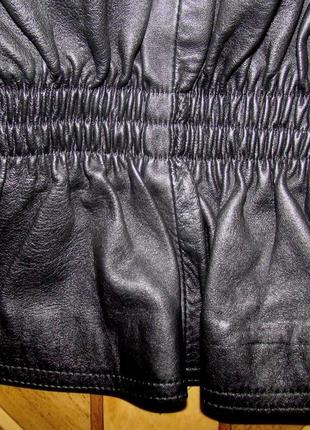 Оригинальная кожаная куртка(косуха) в заклепках (р.р.m,l,xl)9 фото