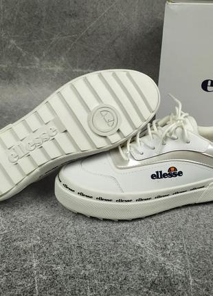 Ellesse alzina кожаные белые кеды шкіряні білі кеди 🌼5 фото