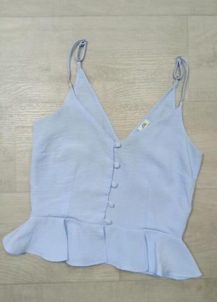 Голубая маечка