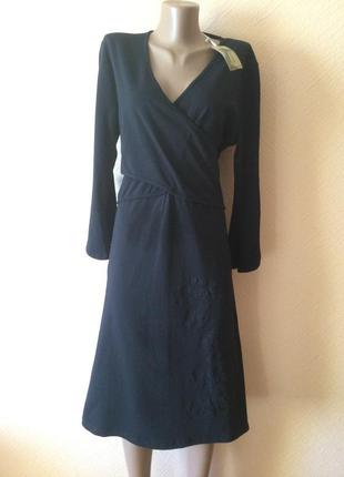 Дизайнерское платье из экологического коттона с вышивкой от paola maria. швеция. качество!