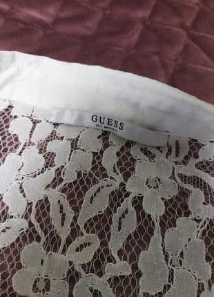 Рубашка guess шикарная кружево3 фото