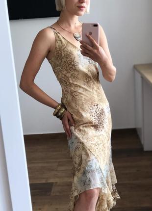 Розкішна сукня з натурального шовку3 фото
