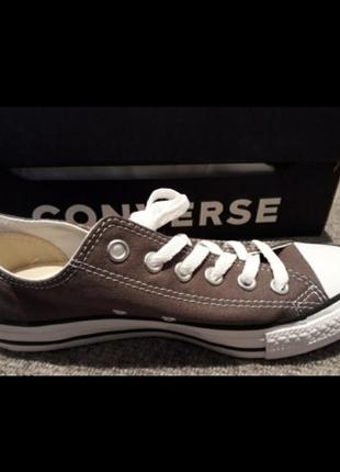 Converse chuck taylor all star charcoal (1j794c)5 фото