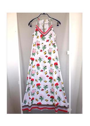 Платье, сарафан с крупными розами