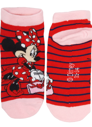 Носки для девочки носочки minnie mouse дисней мини маус. шкарпетки дівчинки міні дісней подарок заниженные3 фото