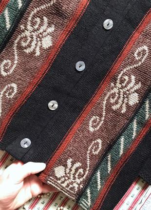 Кардиган кофта шерсть в стиле ретро винтаж4 фото