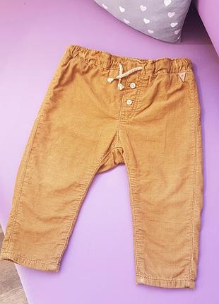 Вельветовые штаны