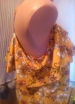 Сукня рарауа жовте квіткове р. 164 фото