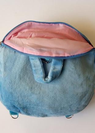 Плюшевая подушка рюкзак холодное сердце3 фото