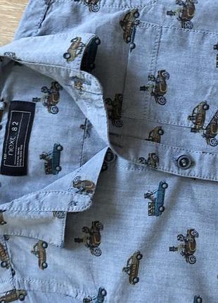 Хлопковая рубашка next p.6-9мес 3