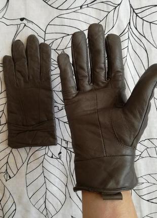 Кожаные перчатки3 фото