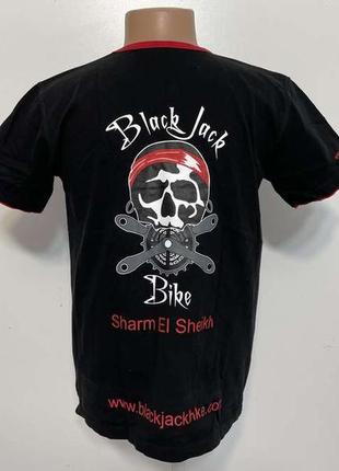 Футболка black jack, бавовна, s, упоряд. відмінне!