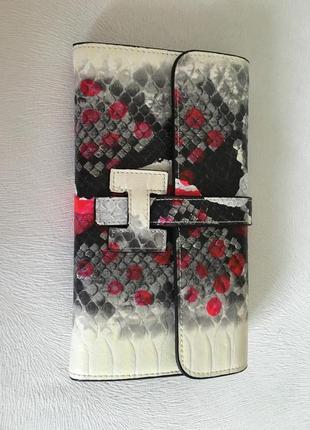 Гаманець портмоне клатч принт змія рептилія пітон зміїний