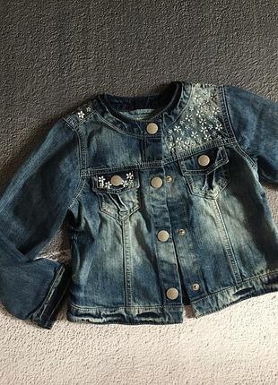 Джинсовая куртка размер 5-6 лет
