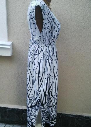 Красивое,длинное платье,сарафан под пояс,на подкладке,хлопок 100%большой размер,, gigi2 фото