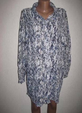 Свободное платье рубашка халат gray & willow р-р121 фото