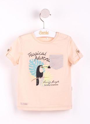 Футболка на мальчика комплетки 480 бемби р. 62,68