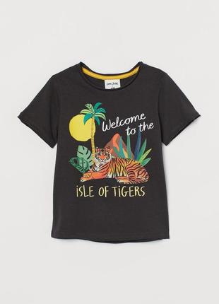 Дитяча футболка тигр h&m & emma jayne для хлопчика 86428