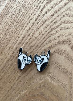 Серьги кота ручная работа