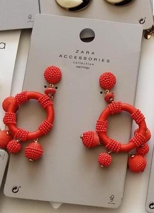 Сережки zara оригінал