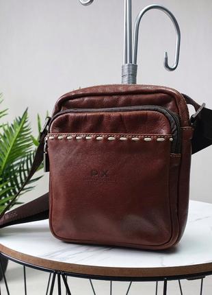 Фирменная кожаная сумка polo