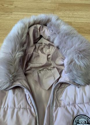 Фирменная куртка,пуховик iceberg с мехом,зимняя курточка5 фото