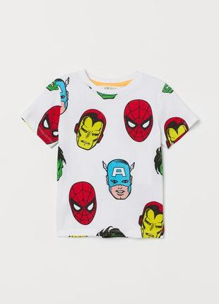 Дитяча футболка marvel h&m для хлопчика 80322